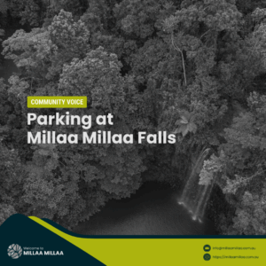 Parking at Millaa Millaa Falls